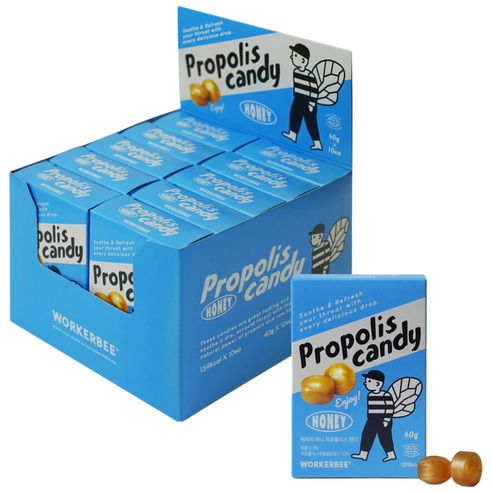 워커비 허니 프로폴리스 목캔디