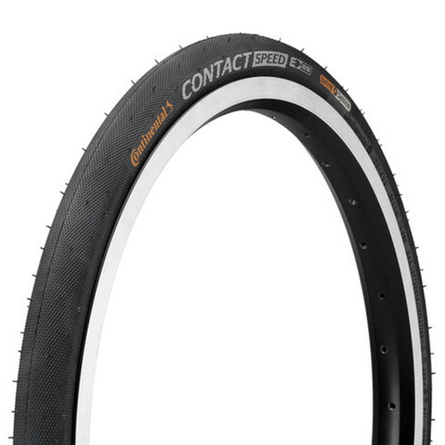 Continental 컨티넨탈 컨택트 스피드 700X42C 펑크방지 와이어 타이어 하이브리드 전기자전거 그래블자전거 타이어, 1개
