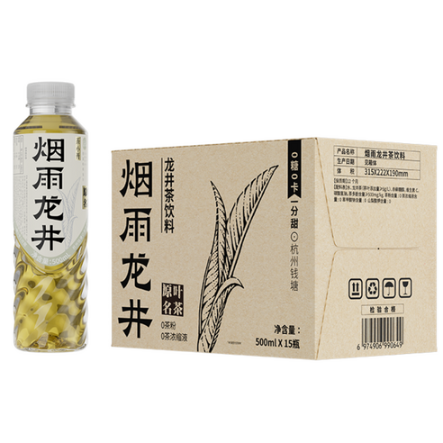 차샤오카이 연우용정 녹차, 500ml, 15개