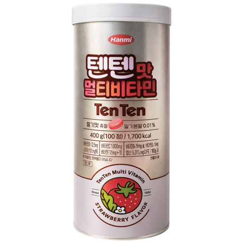[킥더베어] 한미 텐텐맛 멀티비타민, 2개, 100정