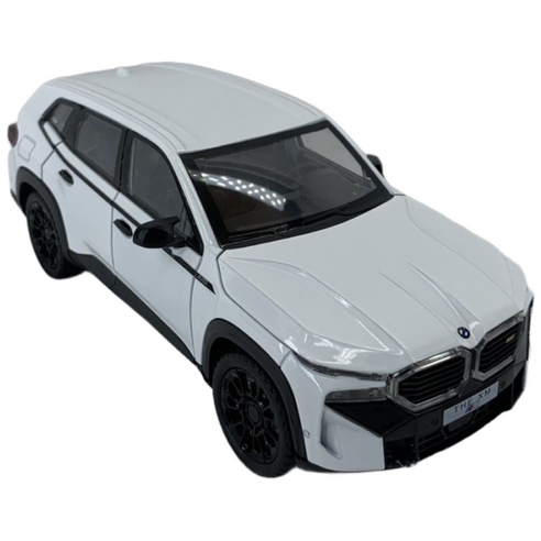 1:24 BMW XM 비엠더블유 우르스 마이바흐 SUV 페라리 porche 럭셔리카 스포츠카 SUV 모형 다이케스트 완구 미니어쳐 피규어 자동차 장난감, 화이트, 1개