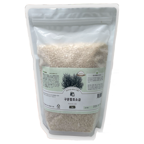 3년 묵혀 간수뺀 신안 구운함초소금 1kg × 1개