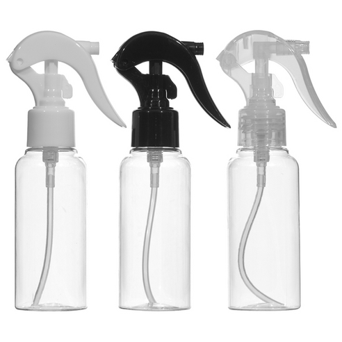 허브스프레이 미니건스프레이(L형) 100ml~500ml 플라스틱용기, 1개, 100ml투명 투명캡(L형)