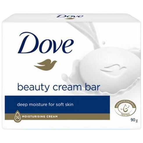도브 뷰티 크림 바 비누, 90g, 24개입