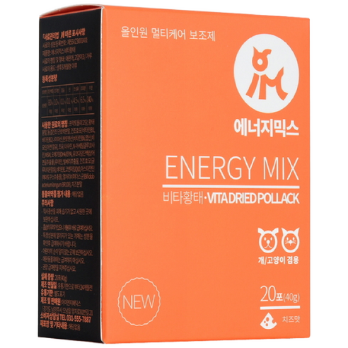 아이앤지메딕스 반려동물 에너지믹스 영양제, 40g, 종합영양제, 1개