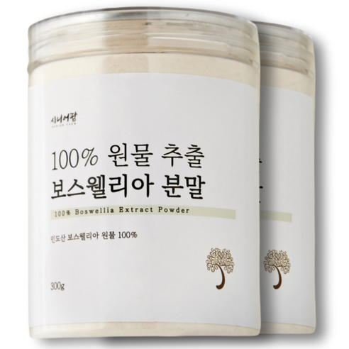 시니어팜 100% 프리미엄 보스웰리아 원물 추출 분말 300g, 2개 맛있게 먹은 솔직 후기 썸네일