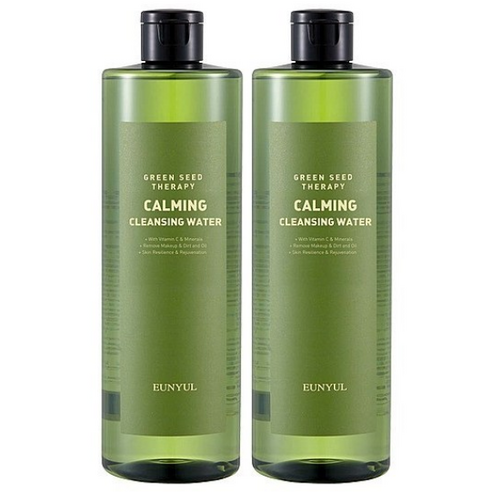 은율 그린 씨드 카밍 클렌징 워터, 500ml, 2개