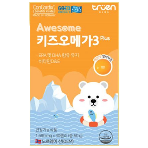 리뉴얼 어썸스마트키즈오메가3 30정, 3개 맛있게 먹은 솔직 후기 - 상품 이미지 1