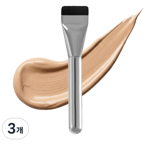 ETCM 결자국제로 초밀착 파운데이션 브러쉬, 3개, 실버