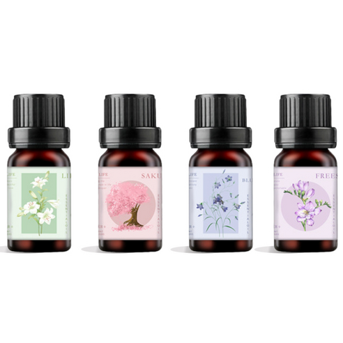 1+1 천연 오일 방향제 차량용 실내 아로마오일 에센셜 오일 방향제 리필, 2개, 10ml, 프리지아오일