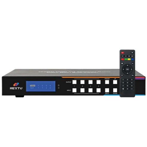 이지넷 넥스트유 4x4 HDMI2.0 심리즈 매트릭스 스위치 NEXT-4425SMW456874