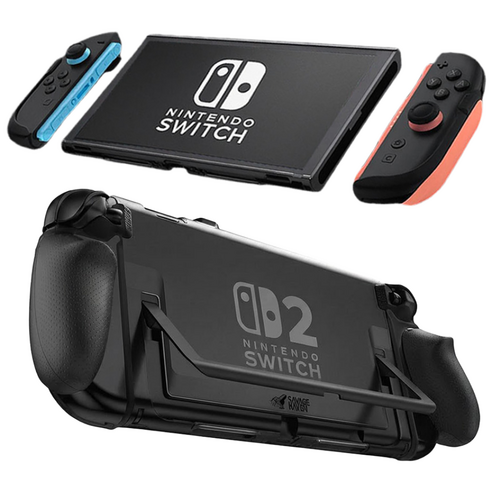 스컬앤코 닌텐도 스위치2 피션 그립 케이스, 1개, 블랙