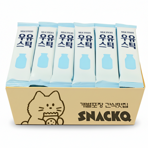 노브랜드 과자, 32개, 우유스틱