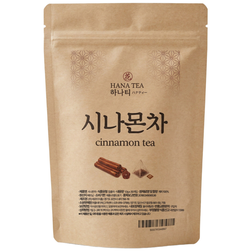 100%시나몬티백차, 1g, 1개, 30개입
