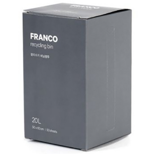 프랑코홈 분리수거 비닐봉투 50p, 20L, 1개