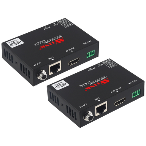 강원전자 넷메이트 4K 60Hz HDMI 2.0 1:1 익스텐더(HDbaseT 100m) HDM-EXC, 1개