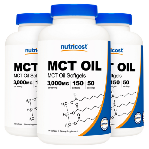 '뉴트리코스트 MCT 오일 3000mg 150소프트젤 3병, 150정, 3개' 최저가 검색, 최저가 70,100원 - 할인 알림