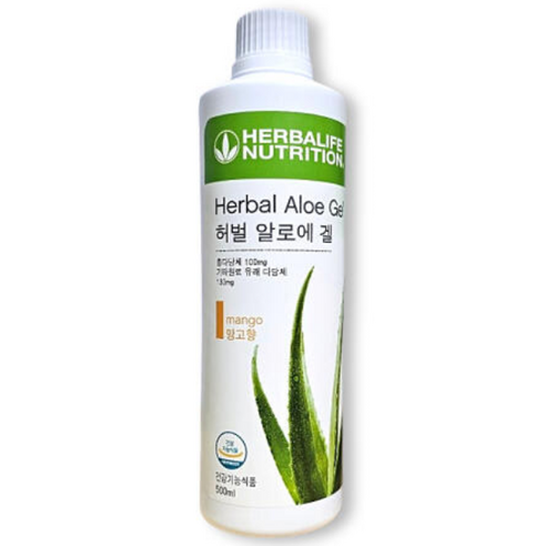 허벌라이프 알로에겔 망고 본사 정품, 500ml, 1개