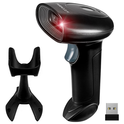 미라클엠 무선 바코드 스캐너 + 거치대, MQ160W