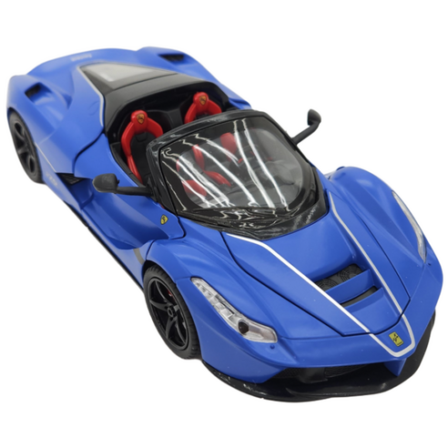 1:24 페라리 라페라리 ferrari 스포츠카 자동차모형 다이캐스트, 블루, 1개