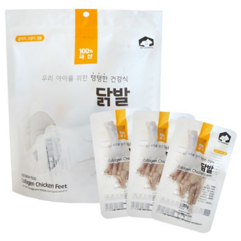 펫러닝 반려동물 건강식, 닭발, 360g, 1개