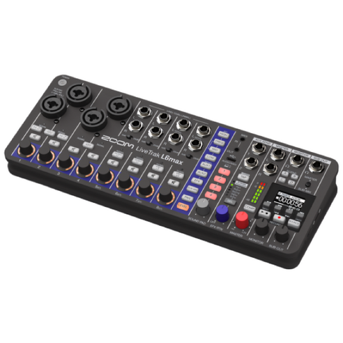 ZOOM LiveTrak L6max 12채널 휴대용 디지털 믹서 레코더, 블랙, ZO-L6MAX