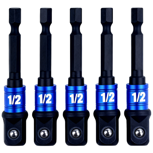 공구PXJ 5PCS 1/2 복스 아답터, 5개