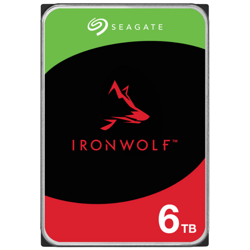 씨게이트 아이언울프 NAS 3.5 SATA HDD, ST6000VN006, 6TB