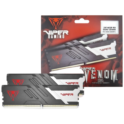 PATRIOT DDR5-6000 CL30 VIPER VENOM 패키지 파인인포 (32GB(16Gx2)), PATRIOT DDR5-6000 CL30 VIPER VENOM 패키지 파인인포 (32GB(16Gx2))