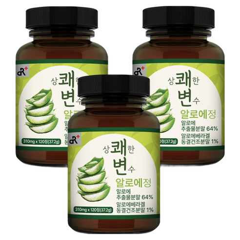 상쾌한 변수 알로에정 120정 37.2g, 3개 맛있게 먹은 솔직 후기 - 상품 이미지 1