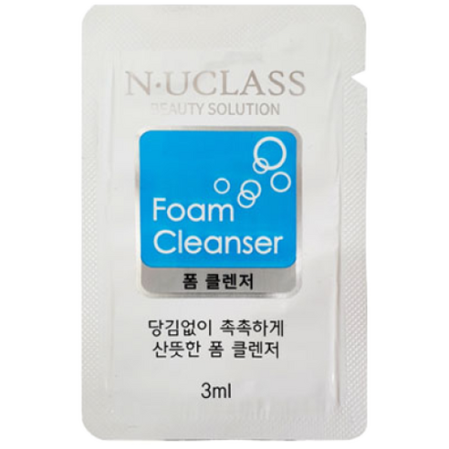 엔유클라스 일회용 폼 클렌저 기타 뷰티소품 여행용 클렌징, 3ml, 1개