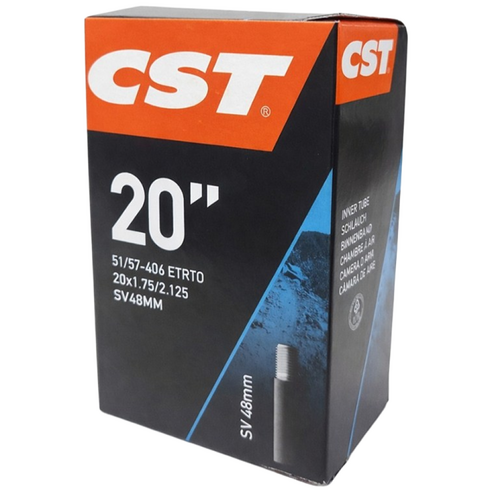 CST 20인치(406) 미니벨로 전기자전거 E-BIKE 튜브 슈레더 벨브 48mm, 1개