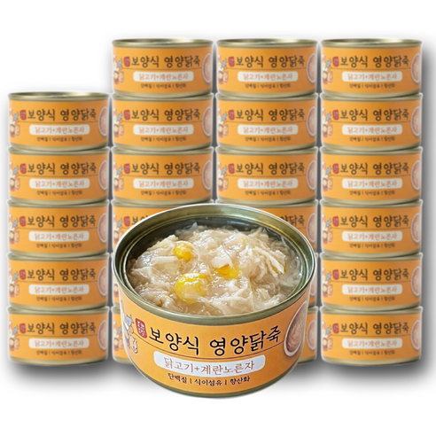 묘한보약 영양닭죽, 24개, 80g, 닭고기+계란노른자
