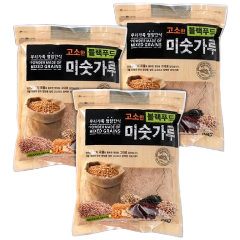 대주식품 고소한 블랙푸드 미숫가루 솔직 후기 | 실사용자 리뷰 분석 썸네일