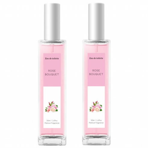 더허브샵 오 드 뚜왈렛 로즈부케 2개입, 50ml, 2개