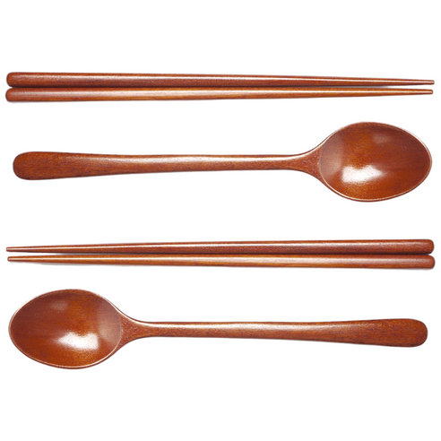 목가공방 국산 옻칠 나무수저 / 자연 아름수저, 천연옻칠, 2세트, 자연 아름수저(어린이용), 어린이용