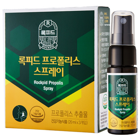 록피드 프로폴리스 스프레이 3p, 60ml, 1개