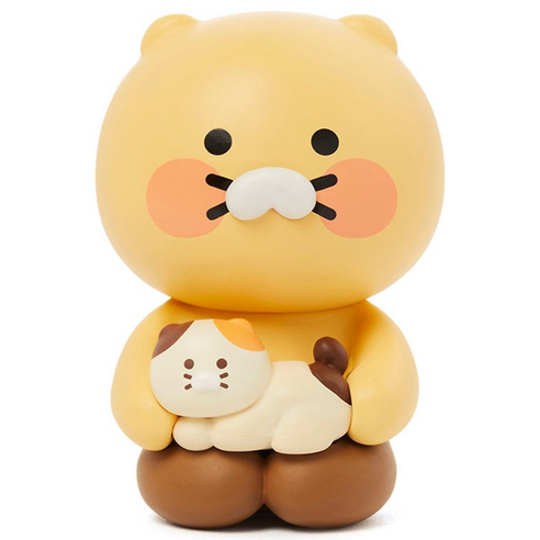 카카오프렌즈 아기고양이 차량용 방향제_춘식이, 화이트 플로럴, 1개