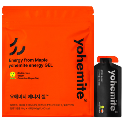 요헤미티 에너지젤 파워젤 40g, 10개 맛있게 먹은 솔직 후기 - 상품 이미지 1