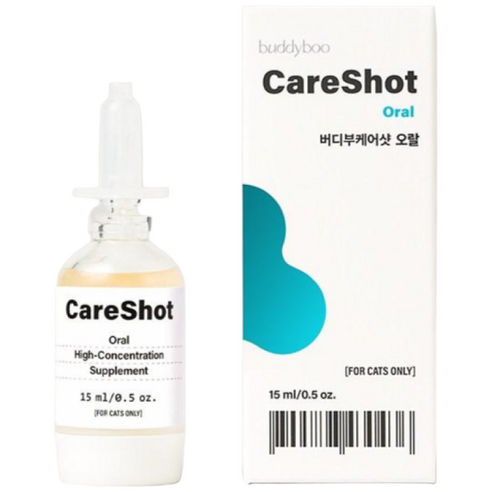 케어샷 오랄 - 고양이 구강영양제 구내염 치주질환 잇몸 구강관리 입냄새, 1개, 구강/치석관리, 15ml