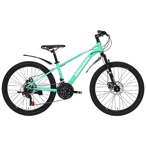 2025 케이투바이크 MTB 자전거 레이브2.1D 24인치 초등학생 원터치 21단 디스크브레이크, 1개, 156cm, 민트