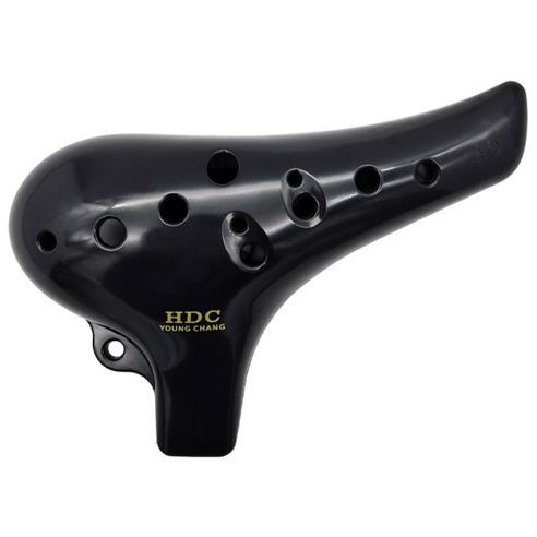 HDC영창 프리미엄 블랙 에디션 알토(Alto C Key) 오카리나 친환경 패브릭 케이스, 1개, YO-150