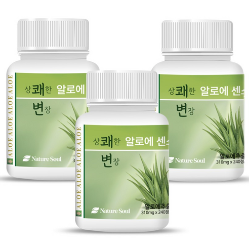 상쾌한변장 알로에센스99 240정 74.4g, 3개 맛있게 먹은 솔직 후기 - 상품 이미지 1