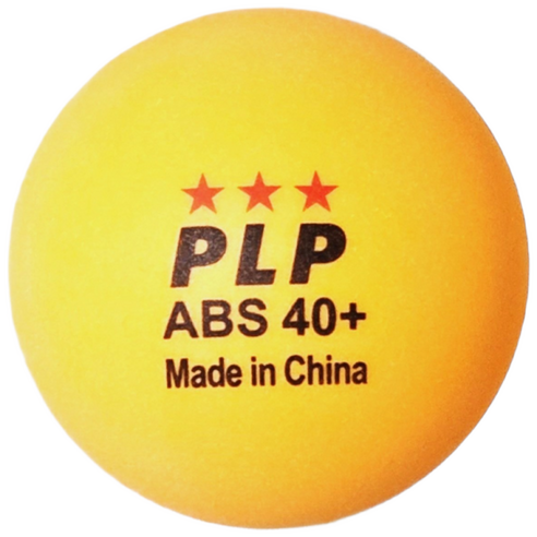피엘피 PLP 3성 탁구공, 오렌지, 1개, 100개입