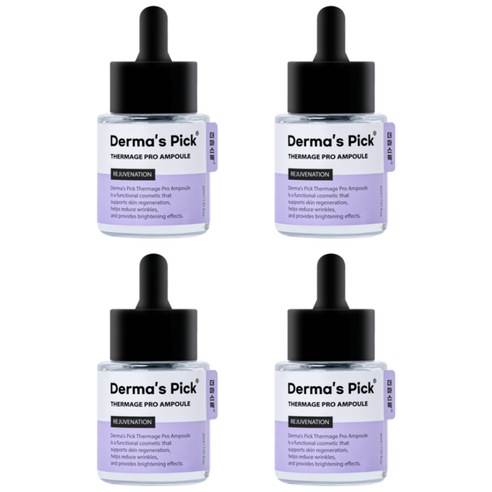 [피부과앰플] 더마스픽 써마지 프로 리포좀 연어 PDRN 엑소좀 EGF 앰플 모공 재생 기미 주근깨 광채 앰플 청담동 피부과 원장 개발, 30ml, 4개