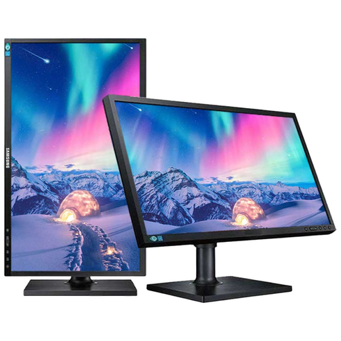 삼성 22인치 LED 피벗 세로 사무용 가정용 가장 적합한 모니터 S22C450 DVI D-SUB - 게이밍 모니터 | 쿠팡