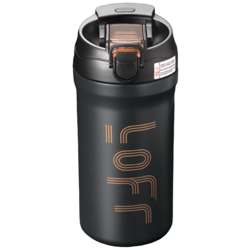 투웨이 텀블러 600ml 빨대사용 직접마시기 겸용, 투웨이 600-블랙, 1개