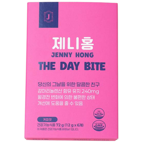 월경전 관리 감마리놀렌산 여성 건강기능식품 제니홍 초콜릿, 6개, 12g