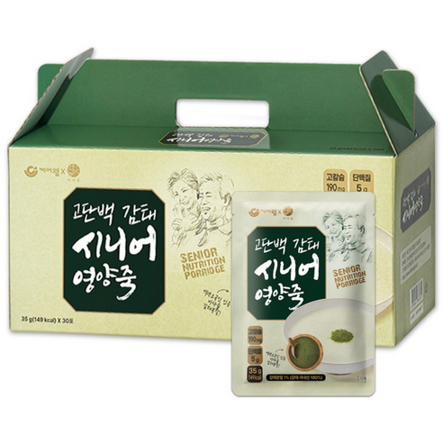 케어웰 고단백 감태 시니어 영양죽 35g, 30개 솔직 후기 | 실사용자 리뷰 분석 썸네일