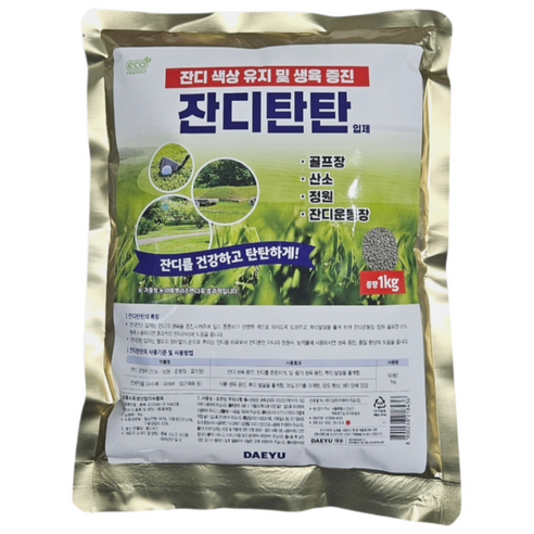 농사친구 잔디탄탄 잔디 전용 복합 비료 영양제, 1개, 1kg